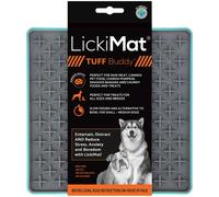 Lickimat Tuff, Heavy-Duty Buddy, Dog Slow Feeder Lick Mat, Boredom Anxiety Reducer; Perfect for Food, Treats, Yogurt, or Peanut Butter, Fun