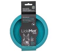LickiMat UFO Turquoise 18X3.5 Cm For Dogs With 7 Suction Cups & Natural Rubber