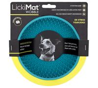 LickiMat Wobble Boredom Buster Treat Bowl - Colour : Turquoise