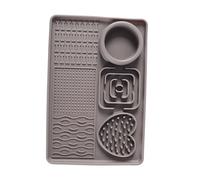 Licking Mat for Cats, Non-slip Silicone Pet Mat - Slow Down Bowl, Educational Toy Stimulating Sensory Awakening and Stress Reducing
