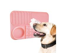 Licking Mat for Dog, Licking Mat for Dogs with Wet Food, Dog for Puzzles, Portable Dog Licking Mat, Dog Licking Mat for Senior Dogs, Safe Dog Licking Mat, for Dogs