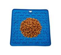 Licking Mat for Dogs and Cats - Silicone Mat, Easy to Clean, 18.8 x 18.8 cm, Tray, Interactive Base for Slow Eaters, Sustainable Gift Against Boredom and Enri