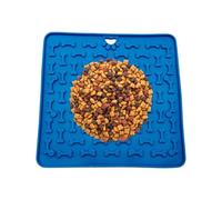 Licking Mat for Dogs, Silicone Licking Mat for Dogs and Cats, Food 19 x 19 cm, Boredom Reducer, Easy Clean, Enrichment Training Treats, Dog Cat