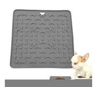 Licking Mats for Dogs - Suction Cup Slow Feeder Silicone | 18.8 x 18.8 cm Boredom Reducer Feeding Mat Promotion Pet Training Puppy Treat Cat Nutrition