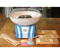 Lickleys Electric Candy Floss and Cotton Candy Machine, Blue Edition, (Machine, +3 Random Flavours)
