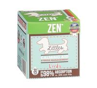 Licks Pill Free Zen Small Breed Dog Calming Aid - Zen Calming Aid Supplements for Aggressive Behavior & Nervousness - Dog & Puppy Treats for Stress Relief & Health - Gel Packets - 30 Use