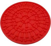 Licky Mat for Dog, Anti Slip Buddy Pad Lick Mat for Cats Dogs with Suction Cups for Slow Feeding Bathing Anxiety Relief Food Mats Peanut Butter Dog Lick Mats (Red)