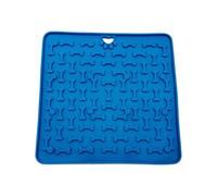 Licky Mats for Dogs, Pet Slow Feeder, Dog A nxiety R elief Pad, N on T oxic Material, Textured Surfaces, 18.7x18.7cm, For Boredom Training Feeding Enrichment Puppy Treat