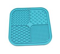 Licky Mats for Dogs - Slow Feeder Silicone Lick Mat with Suction Cups, Anti-Choking Puzzle Licker for Anxiety Relief, Easy to Clean Dog Lick Pad (blue)