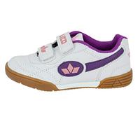 Lico Bernie V, Unisex Kids’ Gymnastics Shoes, Bianco (lila), 1.5 UK