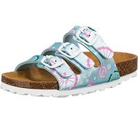 Lico Bioline Flower Kids Low-Top Slippers, Green (Mint Mint), 5 UK