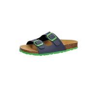 Lico Bioline Kids Mules, Navy Green, 5 UK