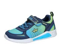 Lico Boy's Blinky Sneaker, Marine Lemon Blue, 12.5 UK Child