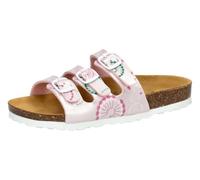 Lico Boys Girls Bioline Flower Kids Mules, Pink/White, 30 EU