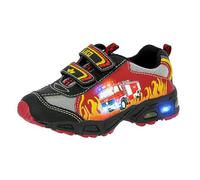 Lico Boy's Hot V Blinky Sneaker, Red Black Yellow, 12 UK