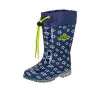 Lico Boys Power Blinky Wellington Boots, Navy white lemon., 9.5 UK