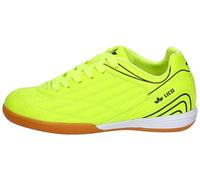 Lico Boy's Soccer Champ Football Boots, Lemon Black, 2.5 UK