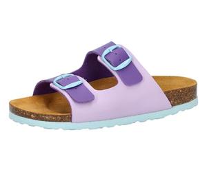 Lico Boys Unisex Children's Bioline Colored Kids Mules, Purple/Turquoise, 30 EU