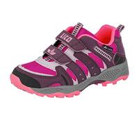 Lico Fremont V, Girls' Low Rise Hiking Shoes, Multicolored (Bordeaux/Rosa), 13 UK Child (32 EU)