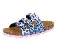Lico Girl's Bioline Kids Mules, Blue Pink, 4 UK
