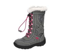Lico Girls' Cathrin Snow Boots, Grey (Grade / Pink Degree / Pink), 32 EU