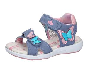 Lico Girls' Madita V Sandals, Blue pink, 2 UK