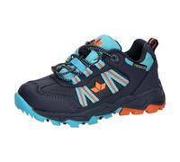 Lico Mancos Unisex Children's Trekking Shoes, Navy Blue Petrol Orange, 4 UK