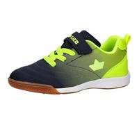 Lico Marlin VS Indoor Court Shoe, Marine/Lemon, 3.5 UK