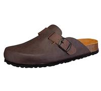 Lico Men's Bioline Clog Style Clogs, Brown, 3.5 UK