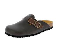 Lico Men's Bioline Clog Style Clogs, Brown, 3.5 UK