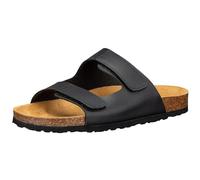 Lico Men's Bioline Man Hausschuhe, Schwarz Velcro, 9.5 UK