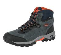Lico Men's Milan High Rise Hiking Shoes, Black Orange, 4 UK
