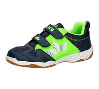 Lico Sport V Indoor Court Shoe, Marine/Lemon, 13 UK Child