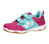 Lico Sport V Indoor Court Shoe, Pink/türkis/Weiss, 4 UK