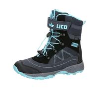 Lico Sundsvall VS Snow Boot, Navy Turquoise, 2.5 UK Child
