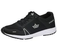 Lico Unisex Basildon Trainers, Black/White, 44 EU, Black White, 10 UK