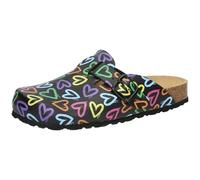 Lico Unisex Bioline Clog Print Mules, Black, 7 UK