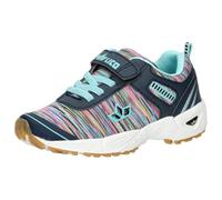 Lico Unisex Children's Barney Indoor Trainers, Navy Turquoise, 4 UK
