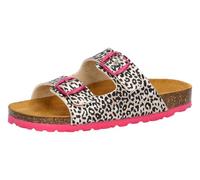 Lico Unisex Children's Bioline Rocky Mules, Rose Black Pink, 14 UK