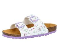 Lico Unisex Children's Bioline Rocky Mules, White/Purple, 3.5 UK