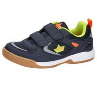 Lico Unisex Children's Siro V Indoor Trainers, Navy Lemon Orange, 14 UK