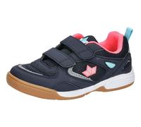 Lico Unisex Children's Siro V Indoor Trainers, Navy Pink Turquoise, 14 UK