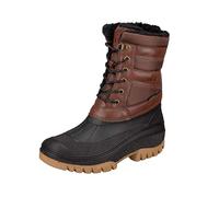 Lico Unisex Fenna Snow Boot, Brown Black, 4 UK