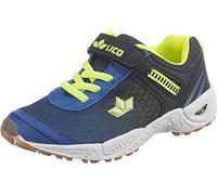 Lico Unisex Kid's Barney Vs Multisport Indoor Shoes, Blue (Blue/Schwarz/Lemon Blue/Schwarz/Lemon), 33 EU, 1 UK