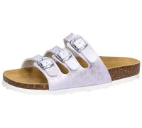 Lico Unisex Kid's Bioline Mules, Purple Silver, 1.5 UK Child