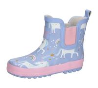 Lico Unisex Kid's Samira Rain Boot, Blue Pink, 40 EU