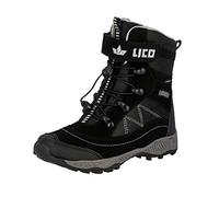 Lico Unisex Kids Sundsvall VS Snow Boots Black / Gray), 30 EU