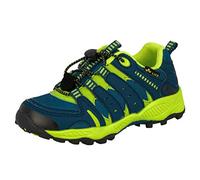 Lico Unisex Kinder FREMONT Trekking & hiking shoes, Blue (Petrol/Lemon Petrol/Lemon), 2.5 UK