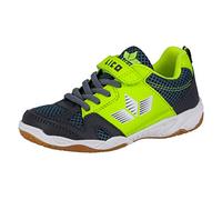 Lico Unisex Sport Vs Indoor Trainers, Anthracite Lemon, 4 UK