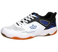 Lico Unisex Sprint Indoor Court Shoe, White Black Blue, 8 UK